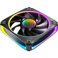 Antec Orbit 120 ARGB 120 mm PWM Fan Triple Pack - 120 mm x 28 mm, Fluid Dynamic Bearing, 200-2000 RPM, 66.72 CFM, aRGB Lighting, Anti-Vibration Pads