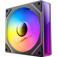 Antec Vision 120mm Reverse ARGB - 3 PK, Black, Up to 1500RPM, 37.2CFM Airflow, 27.5dB Max, 4-pin ARGB 3-pin