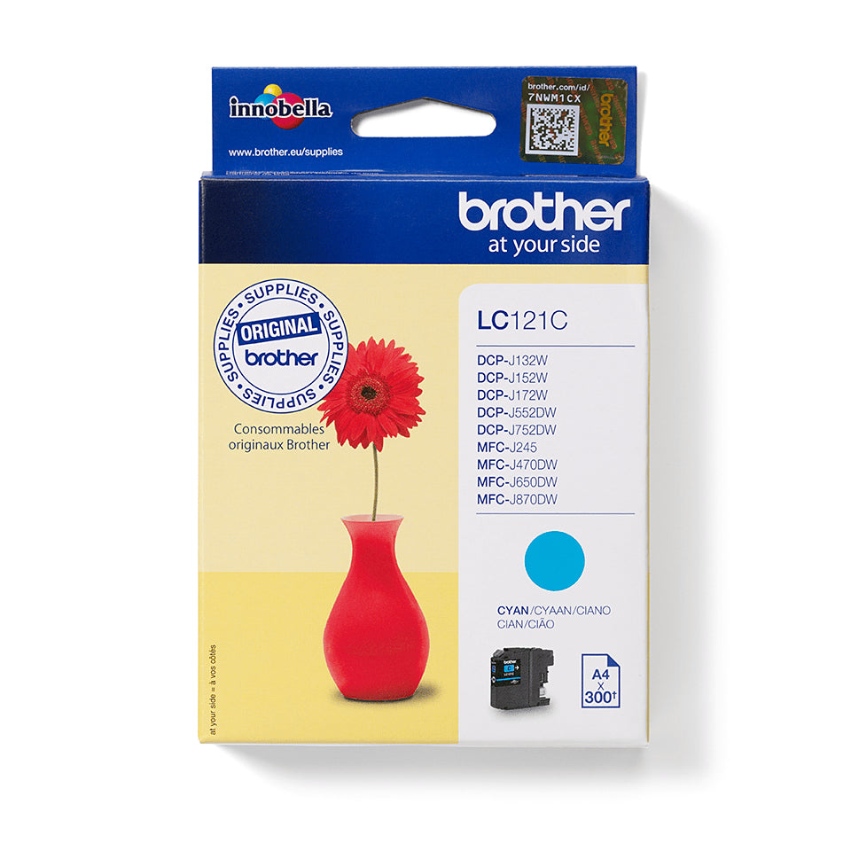 Brother LC121C ink cartridge 1 pc(s) Original Cyan