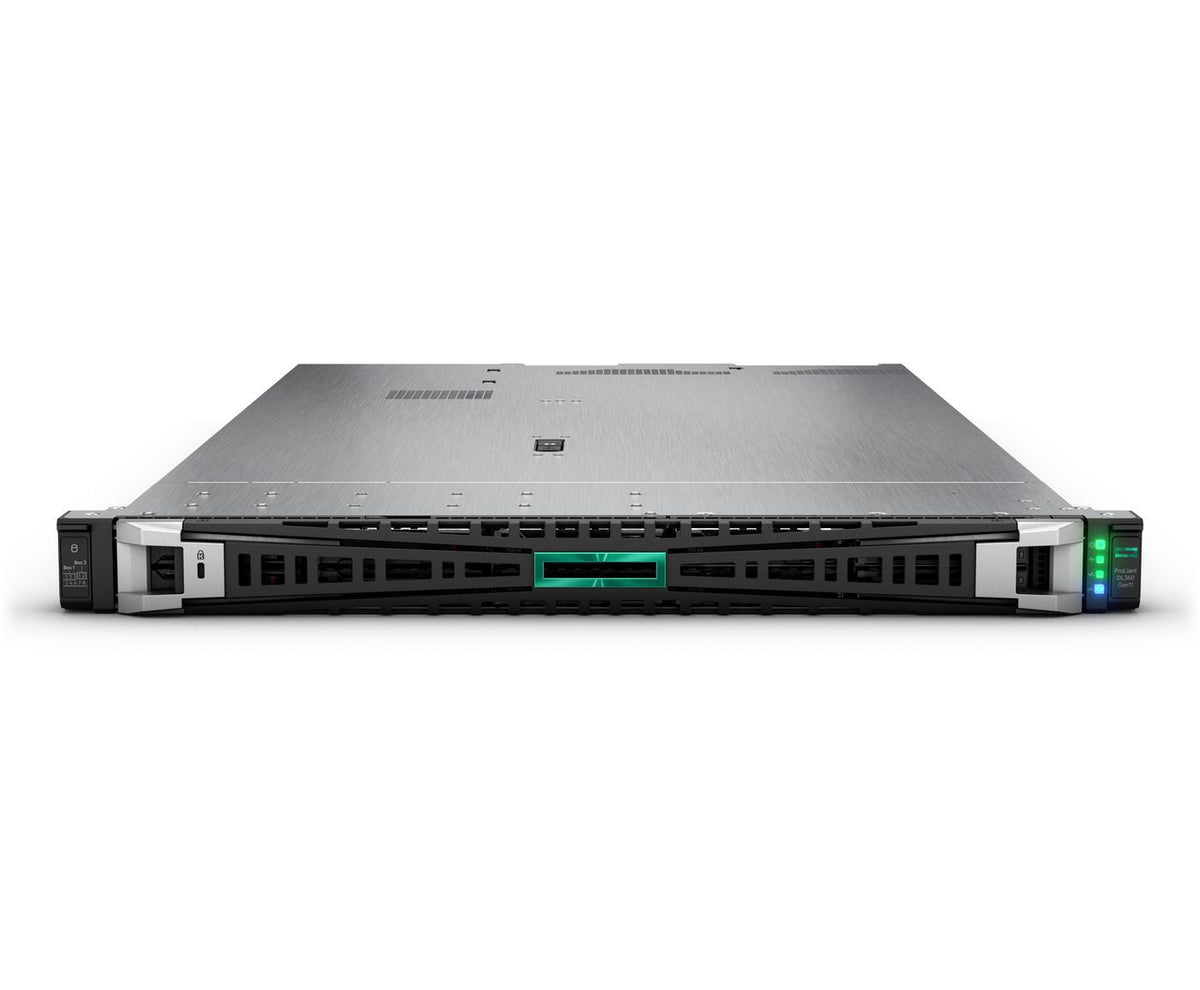 Hewlett Packard Enterprise ProLiant DL360 Gen11 4510 2.4GHz 12c 1P 2x32GB-R 8SFF MR408i-o 2x960GB SSD 2x1000W PS EU Server