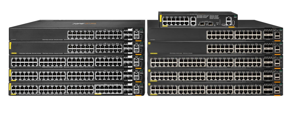 Hewlett Packard Enterprise Aruba Networking CX 6200M 36G 12SR5 Class6 PoE 4SFP+ Switch