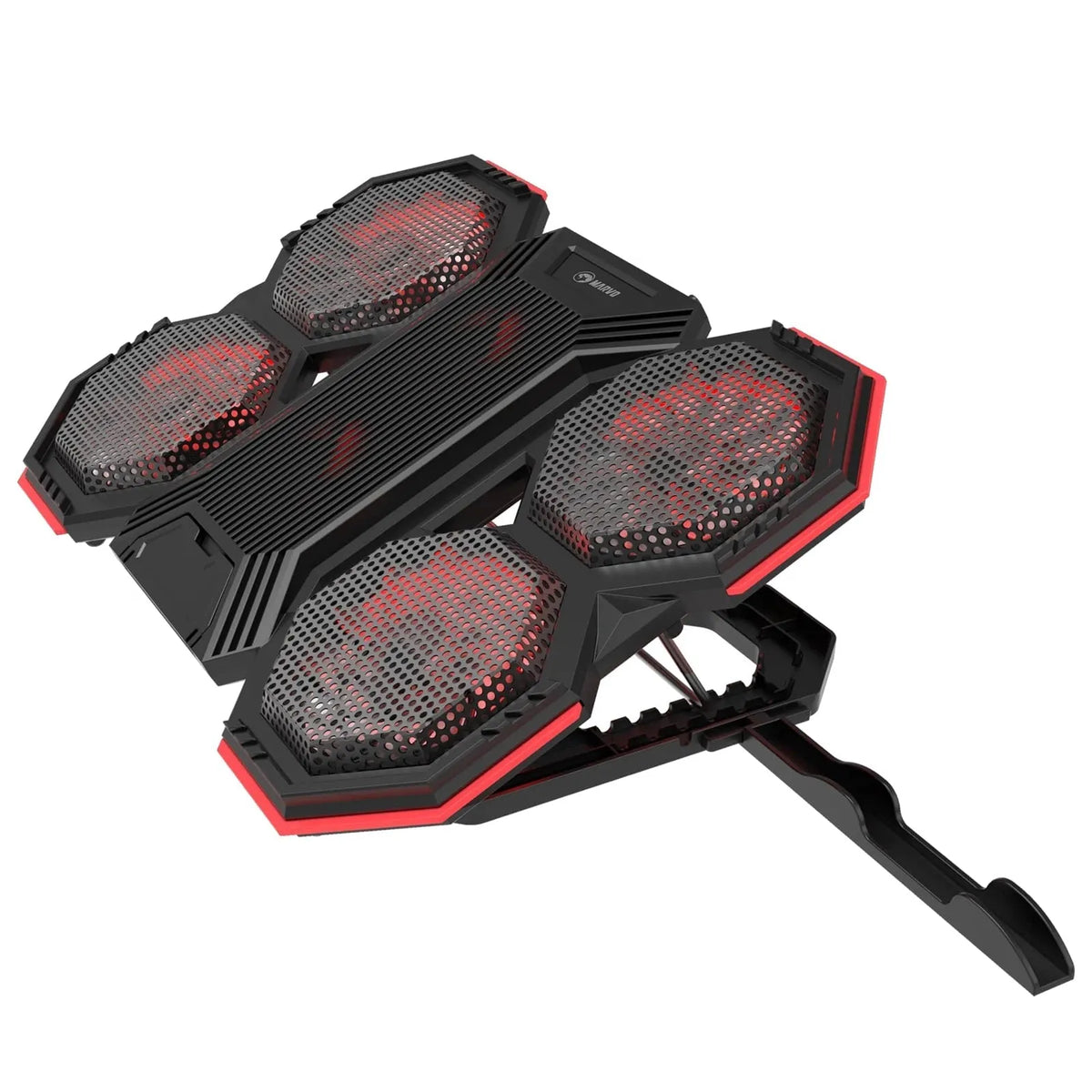 Marvo Scorpion FN-41 Atlas 60 USB Powered Six Fan Laptop Cooling Stand (Black)