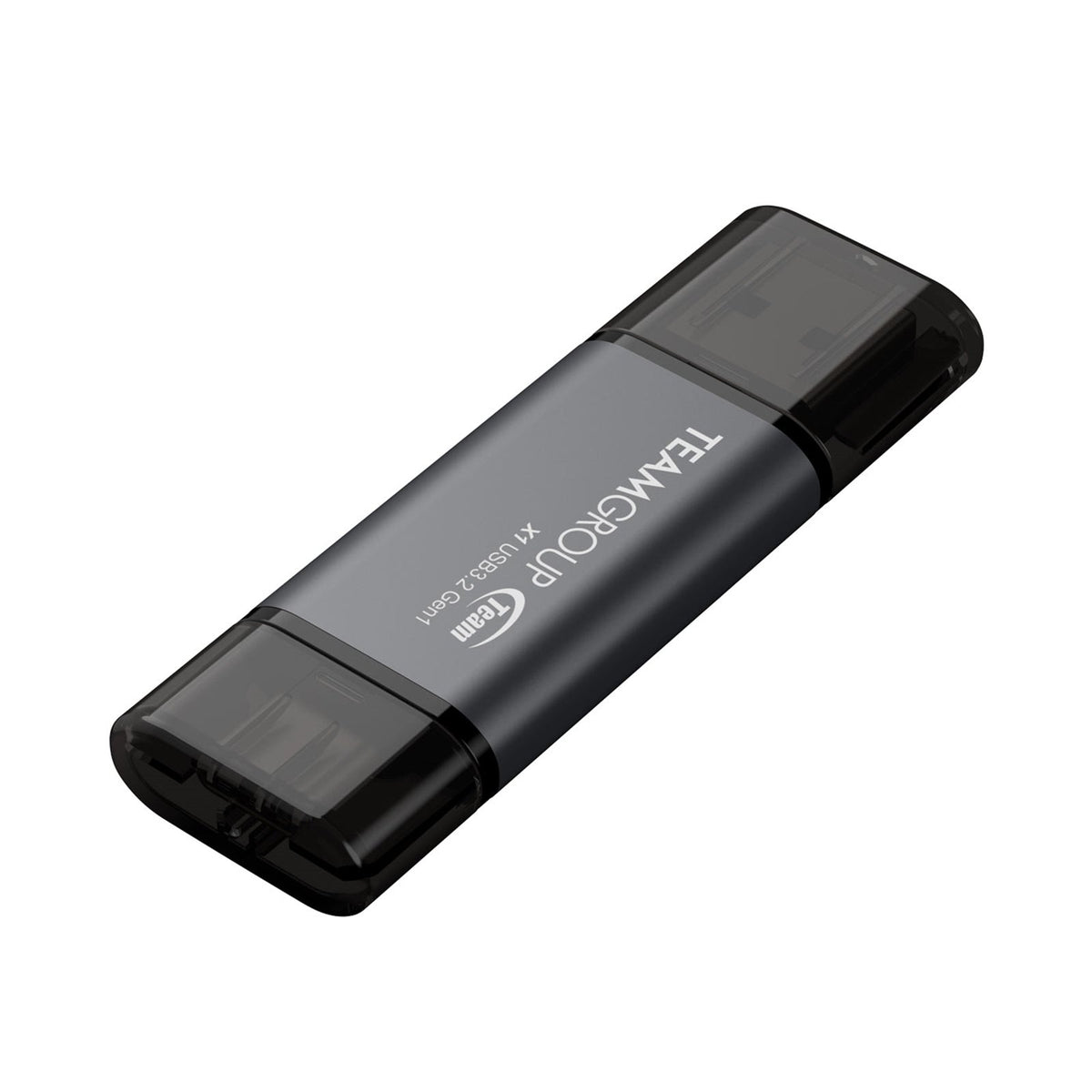 Team TX1364GC01 2 in 1 Dual OTG 64GB Flash Drive, X1 USB 3.2 Gen1, Type C & A, Plug and Play