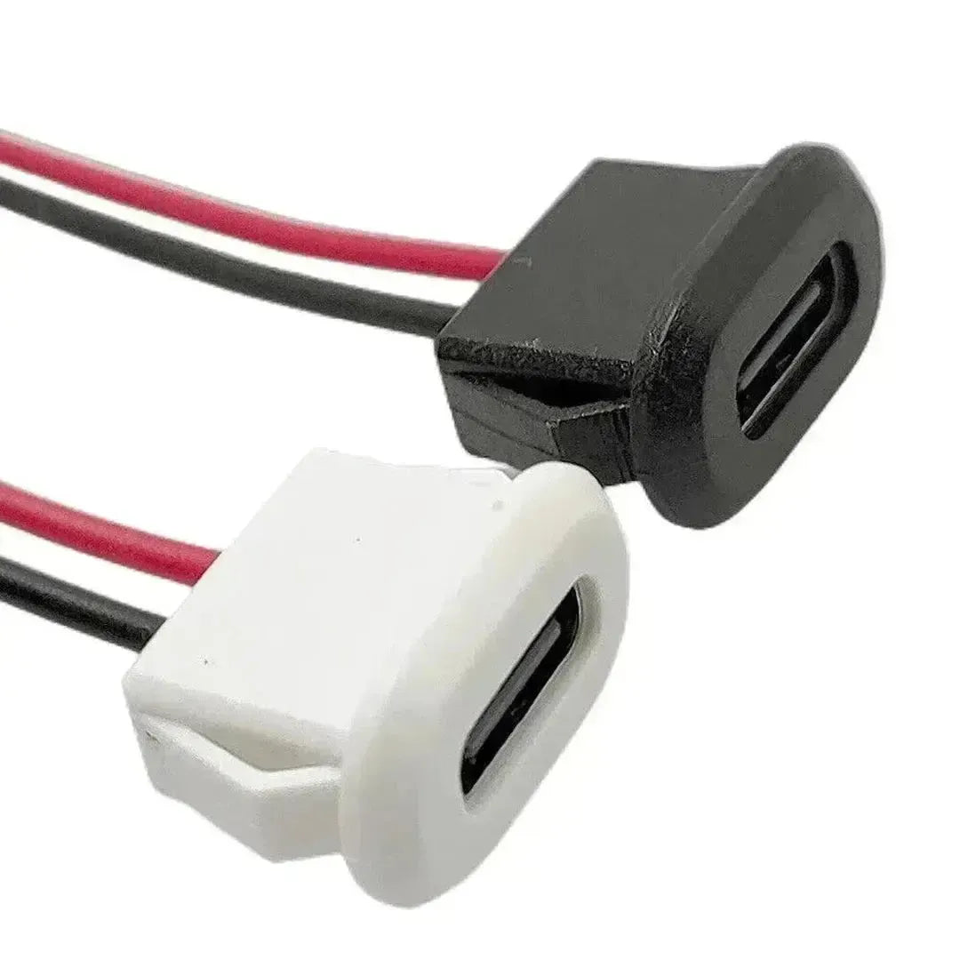 USB C Power Connector 3A Female Panel Mount