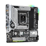 ASRock B760M Steel Legend WiFi Intel 1700 Socket Motherboard, Micro-ATX, 4x DDR5 Slots, 3x M.2 Sockets, Fitted I/O Shield, 2.5GbE LAN, Wi-Fi 6E, 1x DisplayPort / 1x HDMI Port