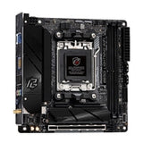 ASRock B650I LIGHTNING WIFI AMD AM5 Socket Motherboard, Mini-ITX, 2x DDR5 Slots, 2x M.2 Socket, Fitted I/O Shield, 2.5GbE LAN, Wi-Fi 6E, 1x HDMI Port