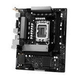 ASRock H810M-X WIFI Intel Socket 1851 Motherboard, 2x DDR5 DIMM Slots, 1x M.2 Socket, 2.5G LAN, WiFi 5, 1x HDMI Port / 1x DisplayPort