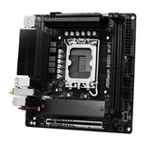 ASRock B860I WiFi Intel 1851 Socket Motherboard, Mini-ITX, 2x DDR5 Slots, 2x M.2 Socket, 2.5GbE + 1GbE LAN, Wi-Fi 6E, 1x DisplayPort / 1x HDMI Port