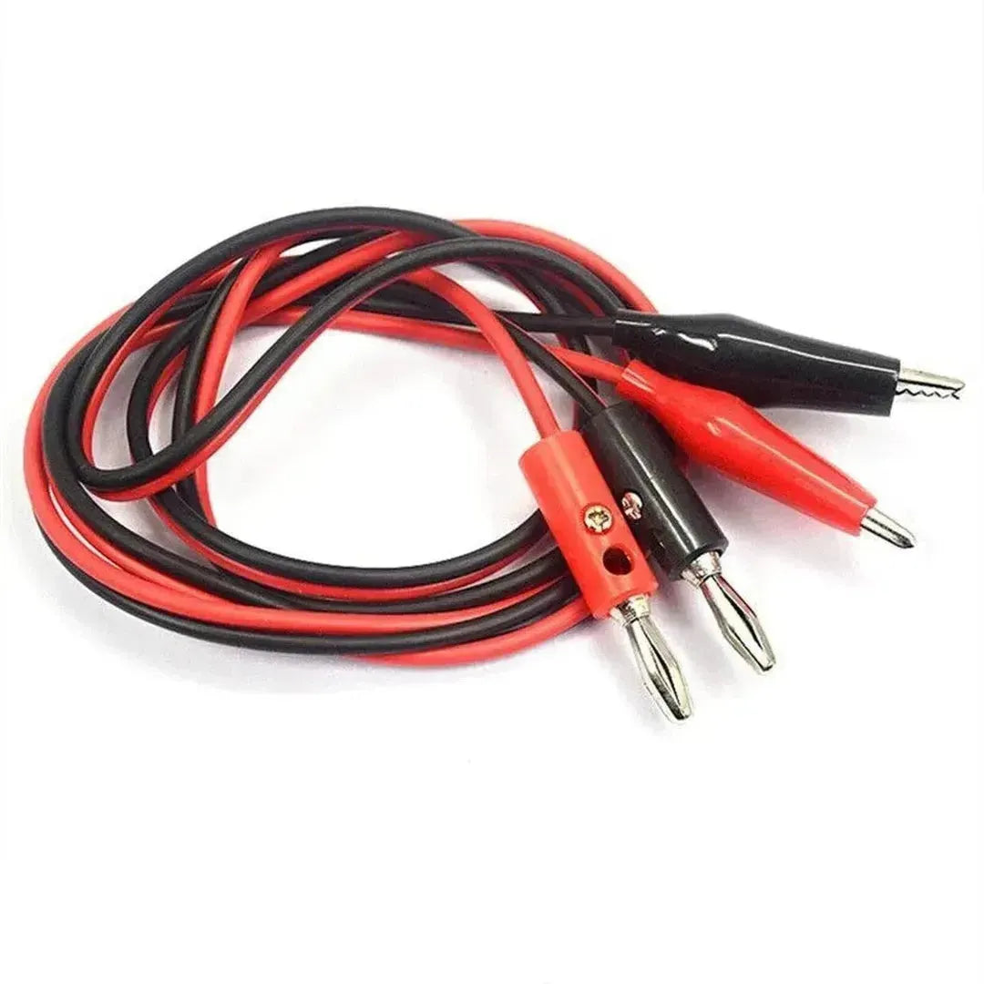 4mm Banana Plug to Crocodile Clip Test Lead Set