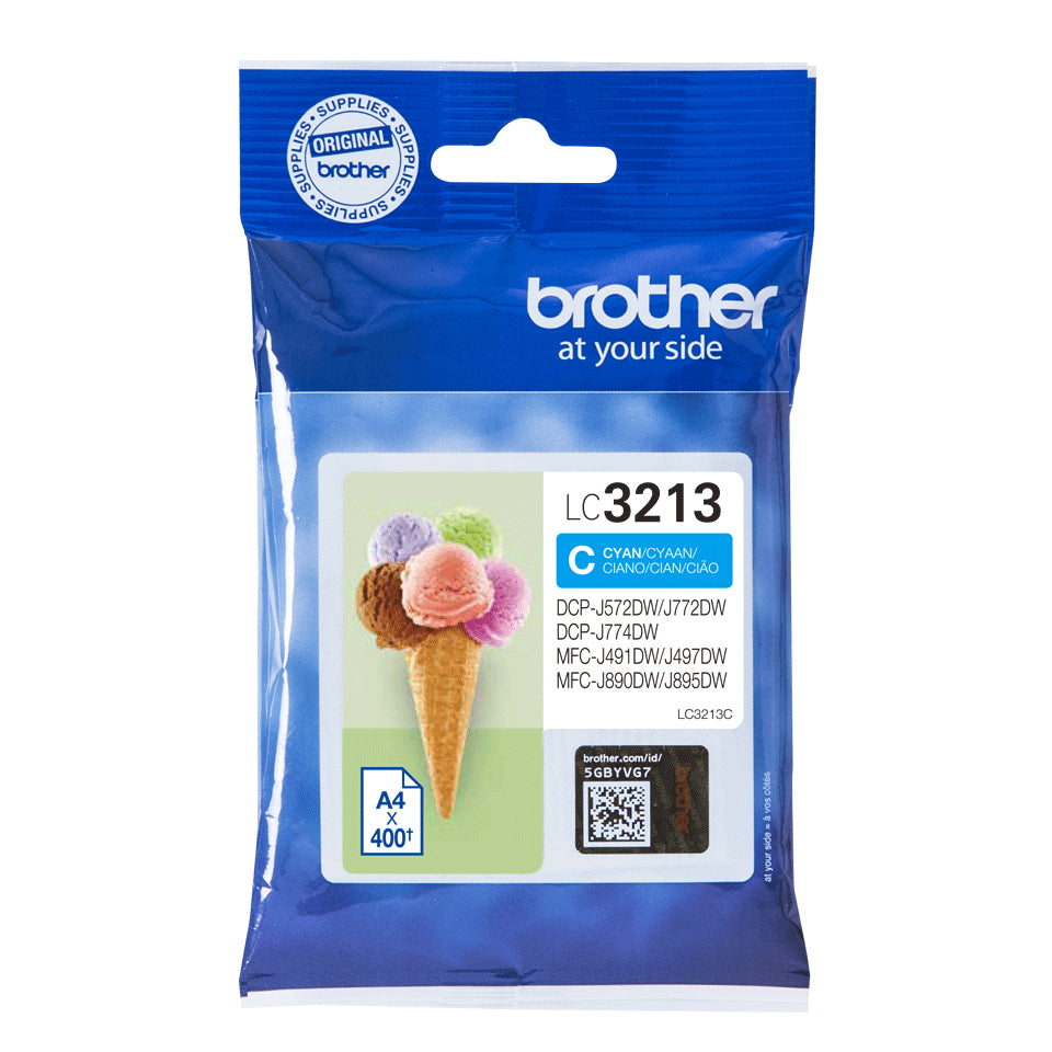 Brother LC3213C ink cartridge 1 pc(s) Original High (XL) Yield Cyan