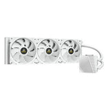 ANTEC Symphony 360 AiO Liquid CPU Cooler, Universal Socket, White, 360mm Radiator, PWM 1600RPM Cooling Fans, Addressable RGB LED Lighting with Chromatic ARGB Lighting Pump Head
