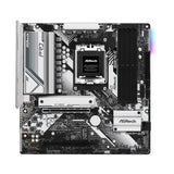 ASRock B650M Pro RS AMD AM5 Socket Motherboard, Micro-ATX, 4x DDR5 Slots, 3x M.2 Sockets, Fitted I/O Shield, 2.5GbE LAN, 1x DisplayPort / 1x HDMI Port