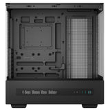 DeepCool CH690 Digital ATX Mid-Tower Case, High-Airflow PC Case with Semi-Glass Panel, USB-C Port, Support for 420mm Radiator, 450mm GPU, ATX PSU, Black