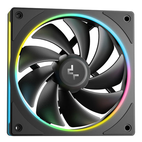 DeepCool LM360 Liquid CPU Cooler with 2.4" IPS Display, 360mm AIO, Triple 120mm ARGB Fans, Anti-Leak Technology, PWM Pump, Intel LGA 1851/1700 & AMD AM5 Compatible, Black