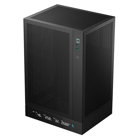 Deepcool CH170 Digital Mini-ITX Case - High Airflow, Supports Water Cooling, Ultra-Quiet Operation, Compact Design for Efficient Space Management