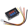 Voltmeter LED Digital 100V, Amperemeter 10A, Voltmeter pemasangan panel