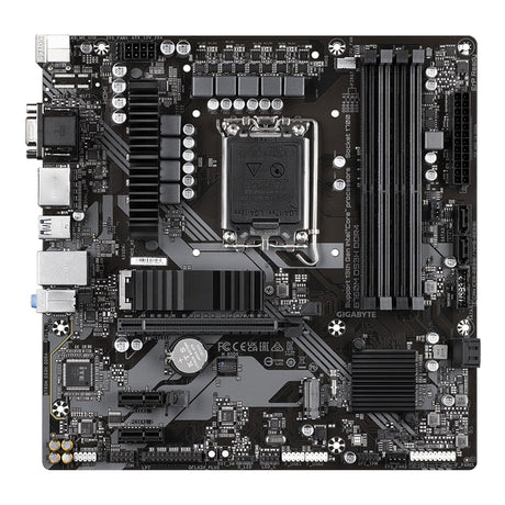 Gigabyte B760M DS3H DDR4 Ultra Durable Intel 1700 Socket Motherboard, Micro-ATX, 4x DDR4 Slots, 2x M.2 Sockets, 2.5GbE LAN, 1x D-Sub / 2x DisplayPorts / 1x HDMI Port