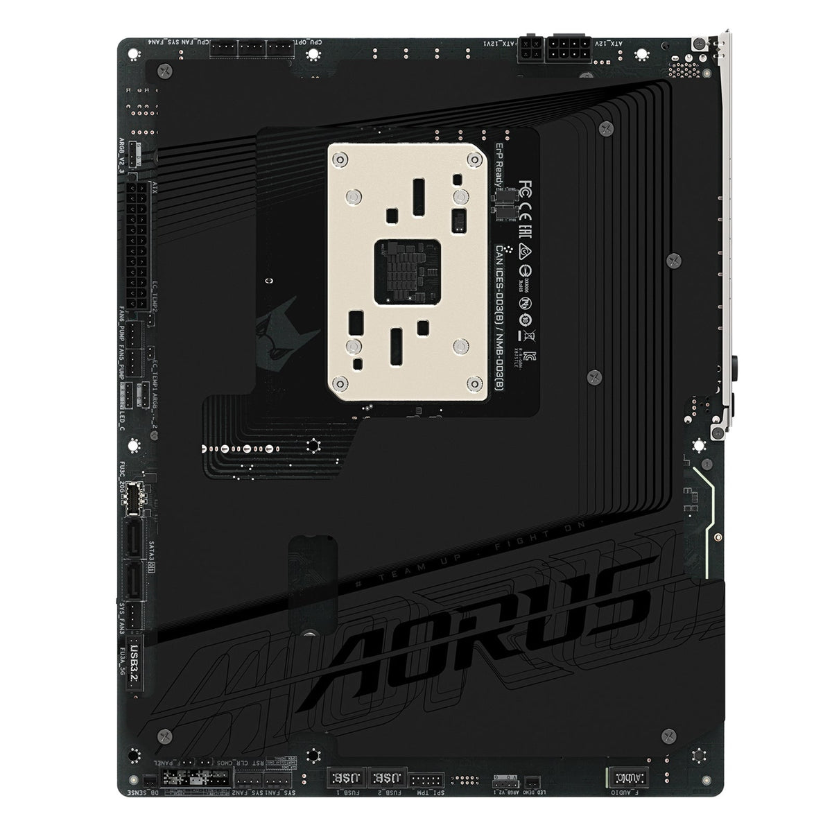 Gigabyte X870 AORUS STEALTH AMD AM5 Socket Motherboard, ATX, 4x DDR5 Slots, 4x M.2 Socket, 5GbE LAN, WiFi 7, 1x HDMI Port / 2x USB-C (USB4)