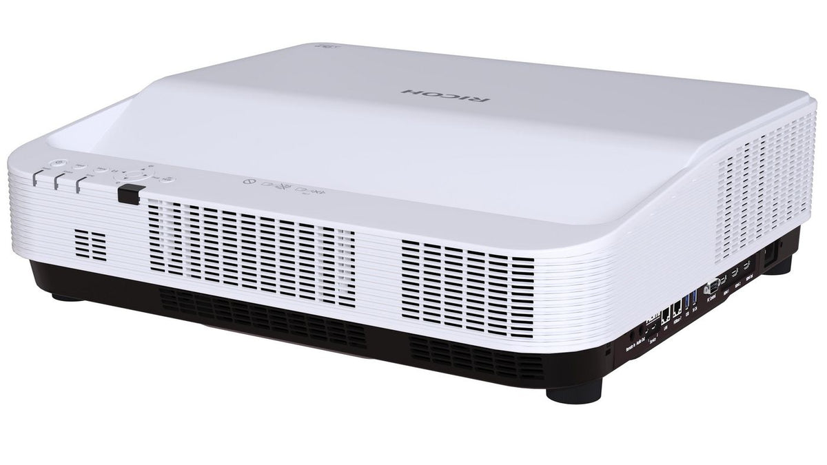 Ricoh 6500 lm, DLP, 3840 x 2160 (4K), 0.65", 0.01 - 0.38 m, IP5X, 530 x 470 x 139 mm, 11.9kg