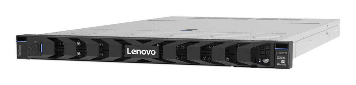 Lenovo Intel Xeon 6 6515P (72MB Cache, 2.3GHz), 32GB DDR5-SDRAM, LAN, 940-8i 4GB, 1300W