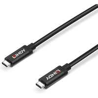 LINDY 43348 USB Type-C 3.2 Gen 2 Type C/C Active Cable, 3 m - Active Cable for Video Signals and Data Transfer up to 10 Gbps, Supports DisplayPort 1.4 High Resolution, UHD up to 8K 7680x4320@60Hz