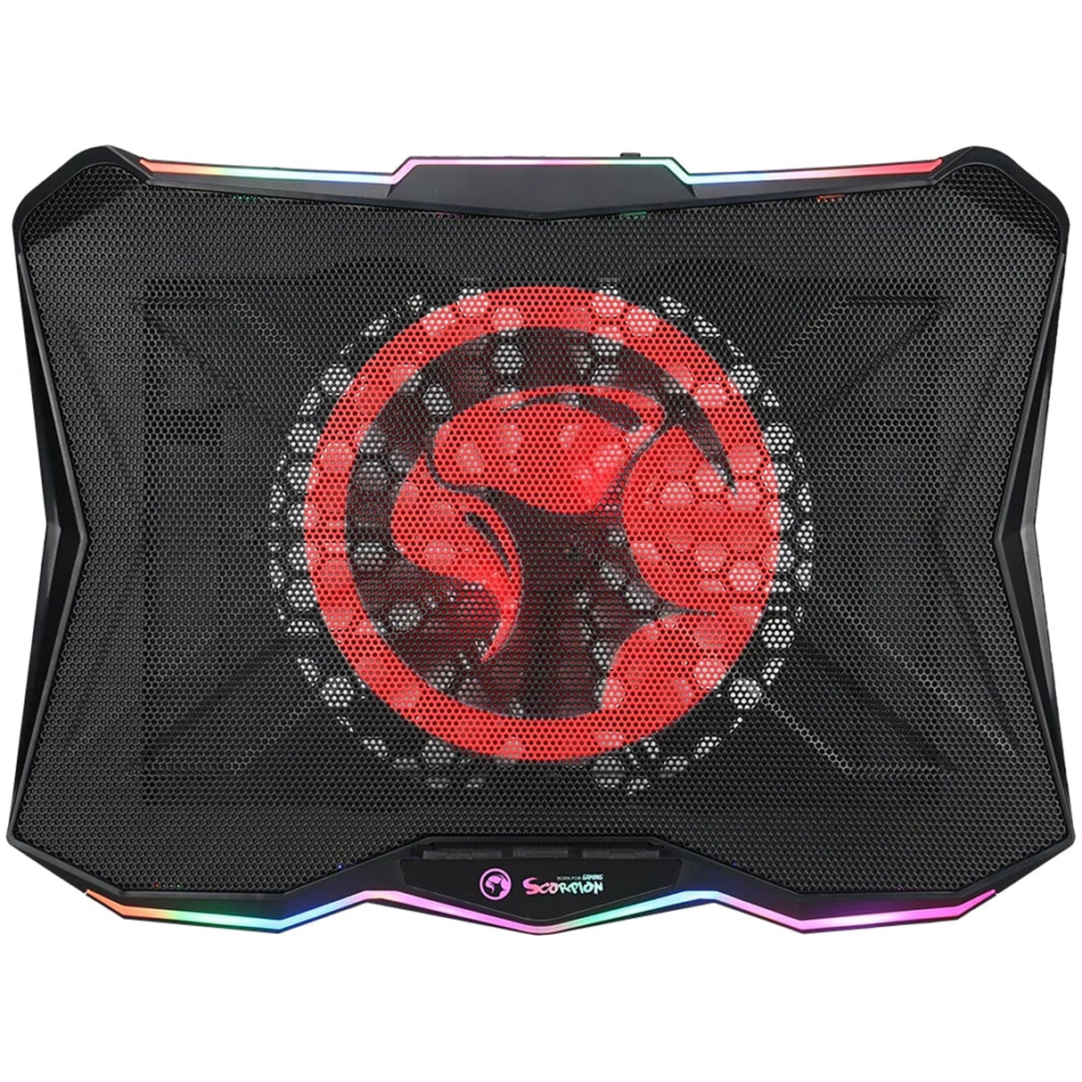 Marvo Scorpion FN-40 Atlas 40 USB Powered RGB Laptop Cooling Stand (Black)