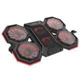 Marvo Scorpion FN-41 Atlas 60 USB Powered Six Fan Laptop Cooling Stand (Black)