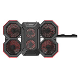 Marvo Scorpion FN-41 Atlas 60 USB Powered Six Fan Laptop Cooling Stand (Black)