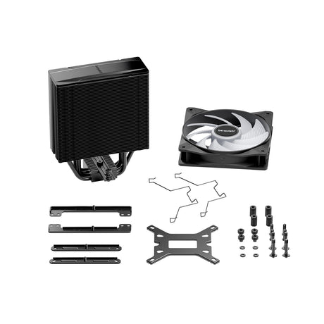 be quiet! Pure Rock 3 LX CPU Cooler, Universal Socket, Pure Wings 3 PWM Fan, 2000RPM, only 31.2dB(A) at maximum fan speed, 190W TDP, 3-year manufacturer's warranty